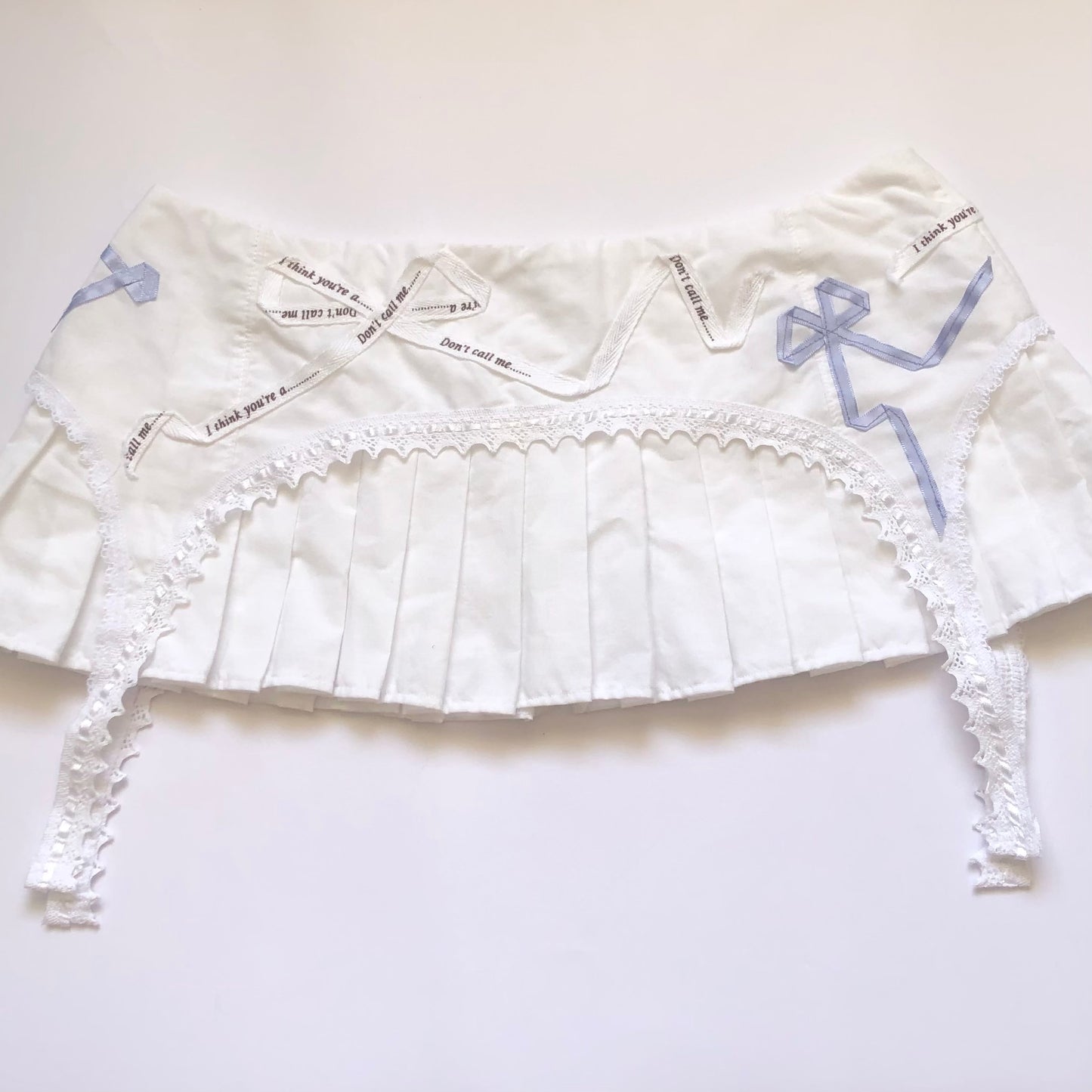 ribbon garter skirt belt