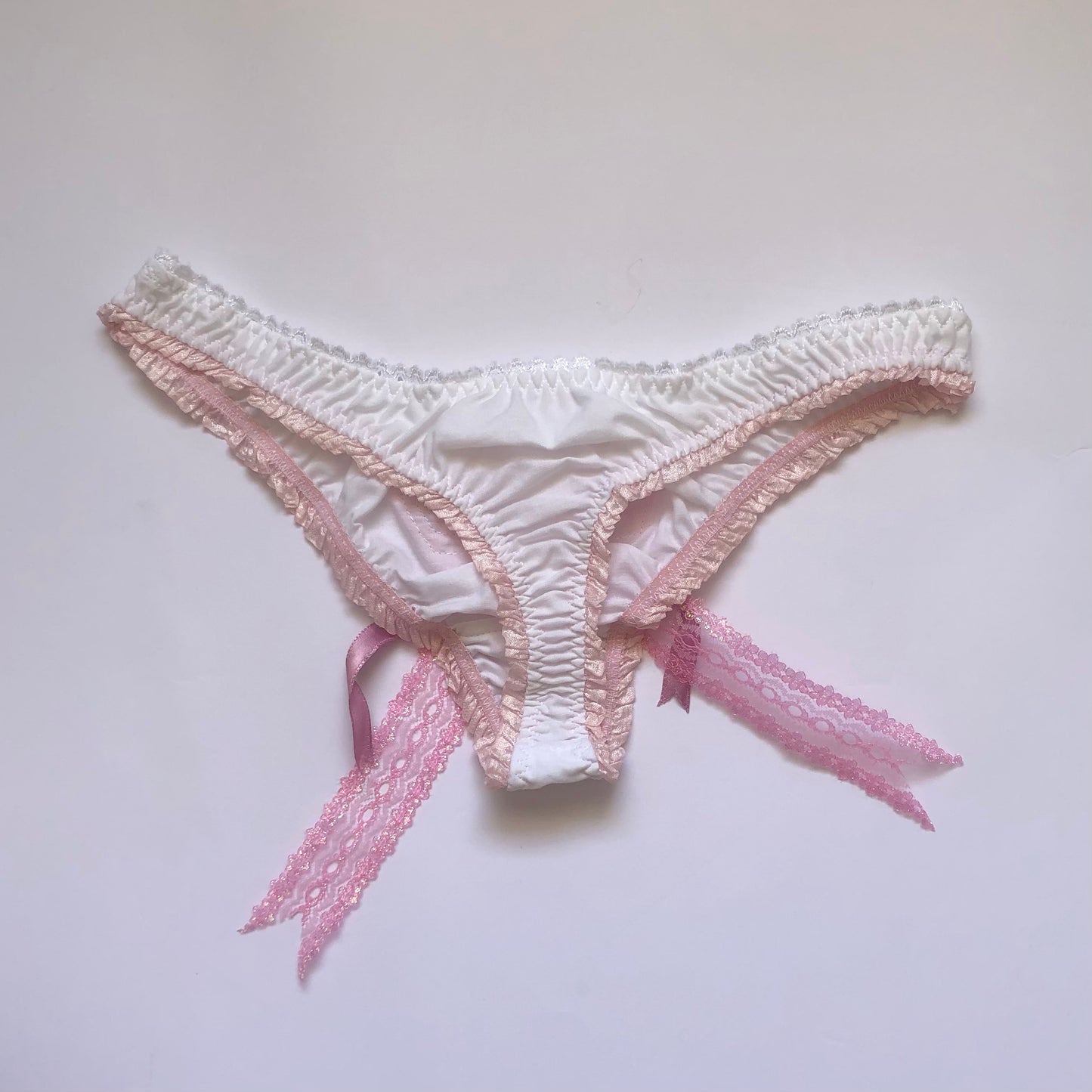 pink ribbon thong